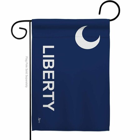 GUARDERIA 13 x 18.5 in. Fort Moultrie American USA Historic Garden Flag with Double-Sided Horizontal GU3904715